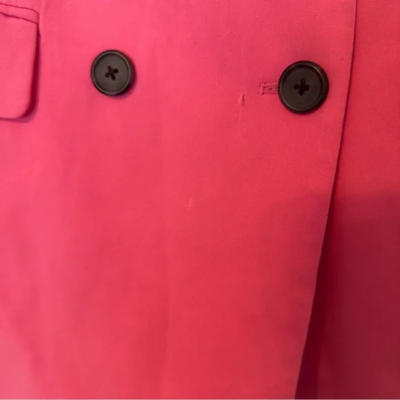 Stradivarius Hot Pink Oversized Dad Blazer - Picture 9 of 11